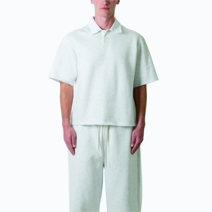 T-shirt uni décontracté pour homme, 100% coton, logo personnalisé de votre marque, t-shirt polo bon marché, vente en gros - Product Image 2