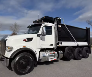 ดีที่สุด!! รถบรรทุกดัมพ์มือสองปี 2024 Peterbilt T 567 Tri Axle เครื่องยนต์ทรงพลัง เกียร์อัตโนมัติ Paccar 6 สปีด Allison RDS พร้อมส่งทั่วโลก - Product Image 1