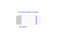 Baterai Deye GB-SL--EU LiFePO4 4.09KWH penyimpanan energi baterai litium Deye tegangan tinggi