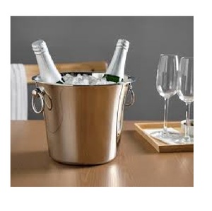 Cubo enfriador de vino de estilo clásico de tendencia de la industria Diseño de diseño vintage Tamaño personalizado Forma Color Usos en el hogar Bar Fiesta - Product Image 1