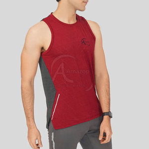 Débardeur de sport respirant à séchage rapide, vente en gros à bas prix, débardeur sans manches pour homme, vêtements de sport - Product Image 4