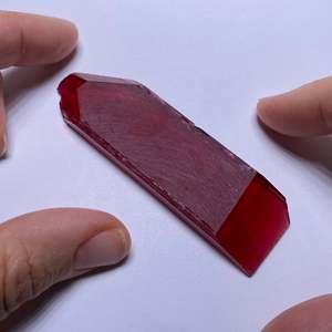 Pierre précieuse synthétique en vrac Bixbite Red Beryl - Product Image 4