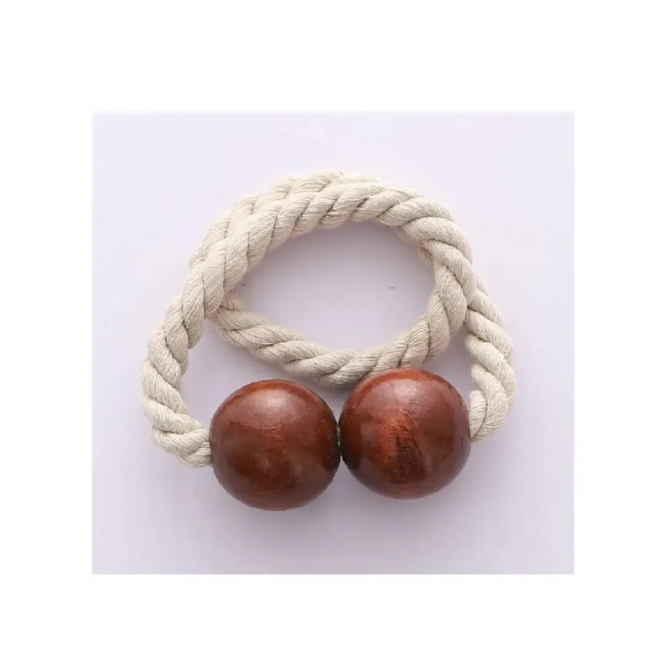 Corda di cotone solido intrecciato corda 6mm per perline di legno per dimensioni su misura prezzo a buon mercato artigianato naturale vendita