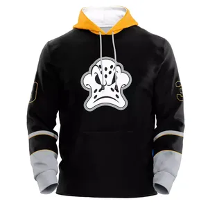 เสื้อฮู้ดโอเวอร์ไซส์สำหรับผู้ชายผ้าฝ้าย80% 20% โพลีเอสเตอร์สำหรับฤดูหนาวปักด้วยกำมะหยี่และโลโก้ที่กำหนดเอง - Product Image 6