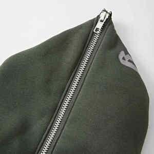 Nouvel arrivage de sweats à capuche avec fermeture éclair pour hommes, tenue légère, cagoule à fermeture éclair délavée à l'acide - Product Image 3