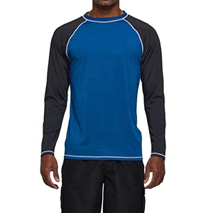 DIVESTAR Custom Logo Spandex/Nylon Ajuste adecuado Transpirable Secado rápido Protección solar Hombres Rash Guard - Product Image 6