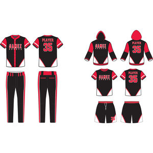 Uniformes de béisbol sublimados personalizados Transpirable y el mejor material con etiquetas personalizadas Estilos de juego de corte perfectos - Product Image 4