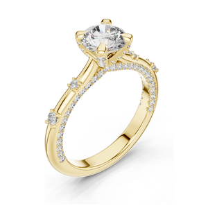 Bague en diamant de laboratoire 1,908 CT pour femmes, clarté VVS-VS EF, or 18 carats, 14 carats, 10 carats et argent 925, or rose, or jaune, or blanc - Product Image 4
