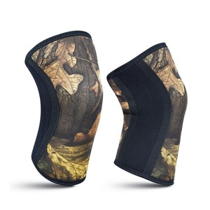 Manga de compresión de rodilla Equipo de entrenamiento para adultos para soporte de articulaciones Logotipo personalizado Ajuste cómodo Compresión Entrenamiento Gimnasio Accesorios - Product Image 2