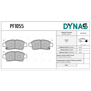 Set pastiglie freno anteriore per Toyota per Yaris I - Product Image 1