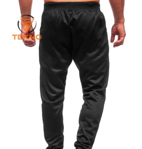 Pantalon de survêtement ample à empiècements pour hommes, logo et taille personnalisés Pantalon de survêtement droit de couleur unie Pantalon de survêtement évasé Bootcut - Product Image 6