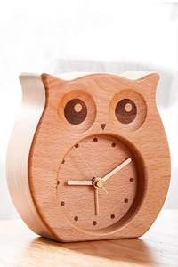 GIVE CUSTOMIZED WOODEN WALL CLOCK FOR ELEGANT HOME DECOR MODERN Bamboo Body with Natural Rosh for Wedding Occasions - Product Image 4