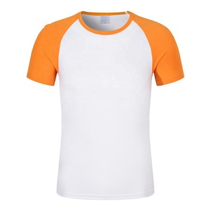Tri-blend Jersey 3/4 แขน Raglan เสื้อยืดที่กําหนดเองปกติ Fit เสื้อยืดชายเสื้อ T ผู้ชาย - Product Image 5