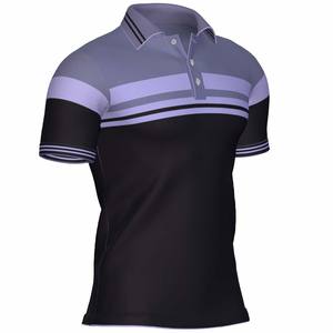 Lo mejor para camisas sólidas de algodón 100% de alta calidad, diseño personalizado para hombres, cómodas Camisetas De Golf transpirables de secado rápido - Product Image 5