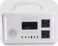 Stasiun Daya Portabel 300W dengan Speaker Bluetooth Terintegrasi, Powerwall LiFePO4, MSDS, UN38.3