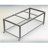 Banc de travail en aluminium robuste série 6000 pour portes et fenêtres avec tolérance de 1 % et service de découpe CNC tempérage T3-T8