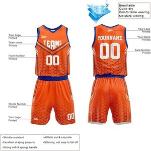 Camiseta de baloncesto Reversible personalizada de alta calidad, conjuntos de uniformes, camiseta atlética sin mangas de malla lisa, ropa de baloncesto personalizada - Product Image 6