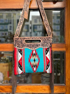 Nuevo bolso de mano con flecos Jacquard multicolor Sling bohemio azteca tela diseñador bolso elegante superventas para mujer - Product Image 2