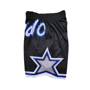 Shorts confortables pour hommes Shorts imprimés Polyester Laker hommes maillot de basket-ball maille court taux de gros pas cher prix OEM Service - Product Image 5