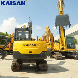 6-тонный миниатюрный гусеничный экскаватор Euro 5 Yanmar, двигатель, рядная гидравлика, стальной ковш, насадки для шнека на заказ - Product Image 6