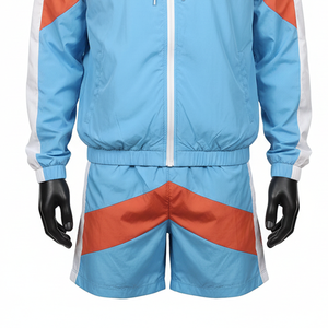 Ensemble de survêtement unisexe léger à capuche, coupe-vent, personnalisable, respirant, coupe-vent, pantalon pour homme - Product Image 6