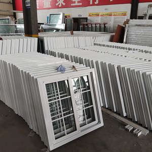 Hiện đại bền lưới tản nhiệt thiết kế uPVC kính đôi tác động Windows cho ngôi nhà tùy chỉnh Nordic bên ngoài PVC cửa sổ trượt - Product Image 3