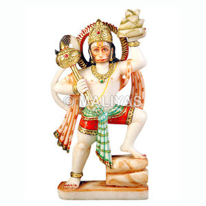 พระฮันูมาณ จิ พระพุทธรูปหินอ่อน |   พระพุทธรูปซันจีวานี บาจรังบาลี สำหรับบูชาที่บ้าน |   มาลิยาส - Product Image 1