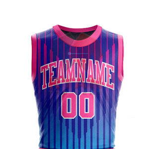 Ensemble de maillots de basket-ball pour hommes adultes, design personnalisé, respirant, logo imprimé par transfert thermique, entraînement au basket-ball uni, haute qualité - Product Image 3