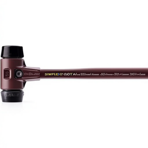ค้อนหัวอ่อน SIMPLEX ความยาว 350 มม. เส้นผ่านศูนย์กลางหัว 50 มม. สำหรับงานไม้/ยาง  วัสดุพลาสติกสีดำ/แดง สำหรับงานช่างไม้ - Product Image 3