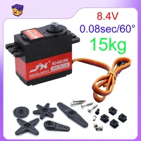 Moteur numérique sans balais à engrenages métalliques JX PDI-HV6216MG 15,3 kg 8,4 V 0,08 s, servo haute tension pour voitures RC/drones/bras robotiques