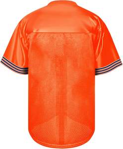 Venta al por mayor de alta calidad Athletic Fit Camisetas de fútbol americano con manga corta a rayas logotipo personalizado y bordado disponible - Product Image 3