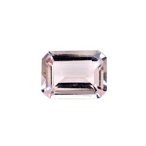 พลอยมอร์กาไนท์สีชมพูแบบหลวมตัดแปดเหลี่ยม8x6มม. ห้องปฏิบัติการตัดเหลี่ยมเพชรพลอย1.33cts สร้างเทคนิคพิเศษที่ปรับเทียบมาตรฐาน SI - Product Image 4