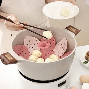 <b>Silicone</b> steam <b>mat</b> eco friendly non toxic withstands high temperature ensures safe steaming reusable easy storage suitable - Product Image 3