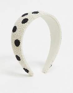 Ladies Fashion Luxury beaded Hairband for <b>girls</b> best quality best price from India - Product Image 2