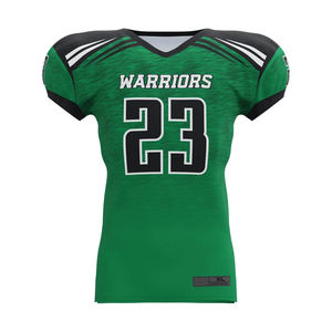 เสื้อเจอร์ซี่อเมริกันฟุตบอลชุดทีมกีฬาออกแบบได้เองพิมพ์ลายแบบสั้นพิมพ์ลายซับลิเมชันเต็มรูปแบบ - Product Image 4