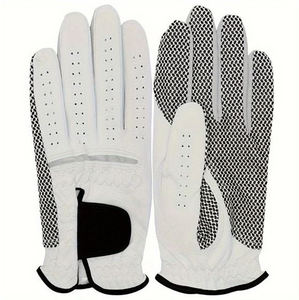 Latest Factory Direct Supplier High Quality Sheepskin Leather Golf <b>Gloves</b> OEM Service Custom Logo Golf <b>Gloves</b> Manufacturer - Product Image 6