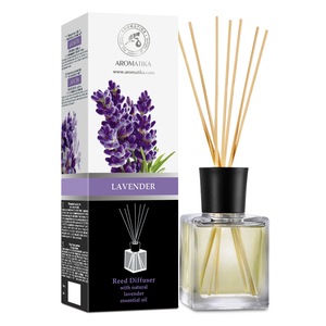 Diffuseur à bâtonnets Aromatika Lavande 500ml avec huile essentielle naturelle, parfum d'ambiance apaisant longue durée - Product Image 1