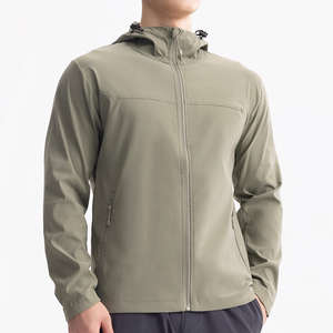 Veste de course athlétique pour homme, veste de sport à capuche, veste d'entraînement, veste de sport à fermeture éclair, veste de sport d'extérieur - Product Image 2