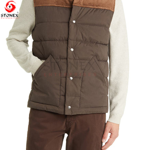 เสื้อกั๊กแขนกุดสำหรับผู้ชายเสื้อกั๊กผ้าฝ้ายสำหรับฤดูหนาว - Product Image 4