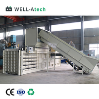 Équipement de recyclage industriel, compacteur automatique de bouteilles en plastique, machine à balles pour déchets