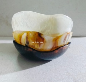 Calidad Premium Extra 2025, el mejor producto de resina, la mejor venta de vajilla, cuenco de fruta decorado para servir, cuencos de decoración de boda - Product Image 6