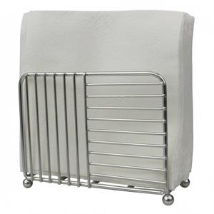 Porte-serviettes en métal vintage finition argent pour la décoration de table à manger à domicile Porte-serviettes faits à la main - Product Image 4