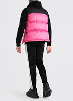 Veste en duvet à capuche surdimensionnée baggy matelassée légère personnalisée en gros pour hommes et femmes