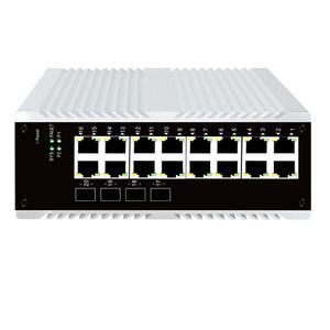 Conmutador de fibra Ethernet gestionado industrial de 20P-4SFP, 2, 2, 2, 2 - Product Image 1