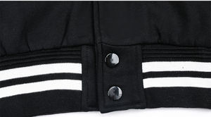 Chaqueta de Béisbol Varsity Unisex Personalizada OEM, Cuello Alto, Informal, de Invierno, Tallas Grandes, Chaqueta con Letras, Resistente al Viento, Ecológica, de Secado Rápido - Product Image 3