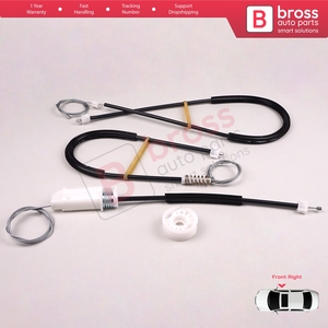 Kit de réparation de lève-vitre électrique BWR670, porte avant droite pour New Beetle 1Y7 2 portes Cabriolet Convertible CC 2003-2010 1Y0837462 - Product Image 4