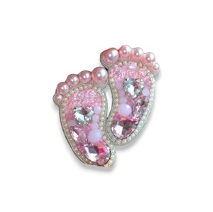 Broche negro con forma de manzana, broche de moda, Perla de cristal, bordado a mano, lingotes de alambre con cuentas para fiesta, regalo de boda, Material de cobre - Product Image 4