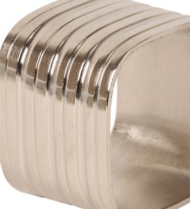 Servilletero de forma cuadrada plateada y dispensador de toallas de papel tisú, accesorio de decoración de mesa de comedor para cocina, restaurante u Hotel - Product Image 3