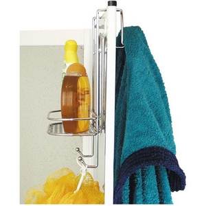 Artex 24x18x32cm Estante de Ducha Cromado Pulido con Mecanismo de Encaje, Organizador de Baño 291655 - Product Image 1