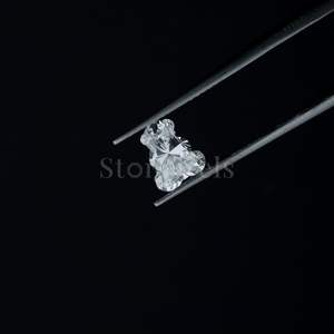 Teddy Bear Cut Lab-Grown Diamond | Diamant CVD fantaisie unique pour bijoux et cadeaux personnalisés - Product Image 6